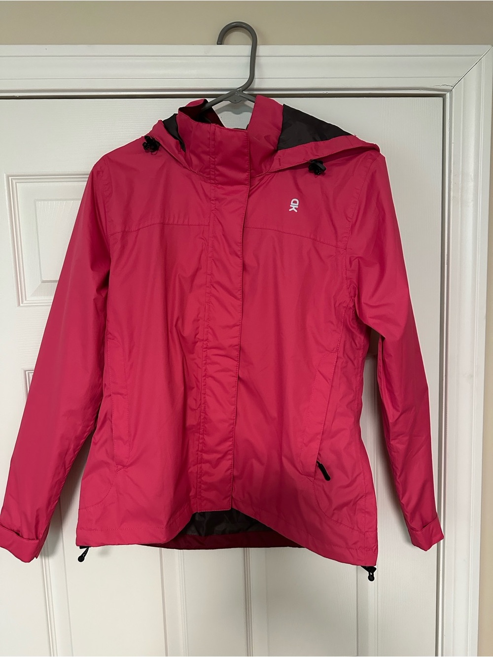 Women's Pink Jacket with Hood - lightweight